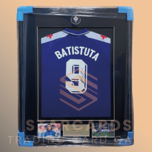 Gabriel Batistuta Gesigneerd en Ingelijst Fiorentina 1998-1999 Shirt met Echtheidscertificaat
