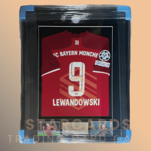 Robert Lewandowski Gesigneerd en Ingelijst Bayern München 2021-2022 Shirt met Echtheidscertificaat