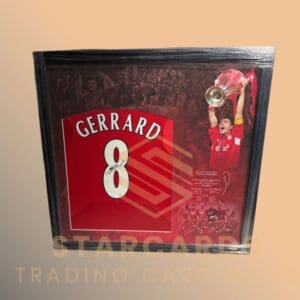 Steven Gerrard Gesigneerd & Ingelijst Liverpool Shirt
