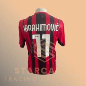 Zlatan Ibrahimovic Gesigneerd AC Milan 2021/2022 Shirt Ingelijst met Echtheid Certificaat